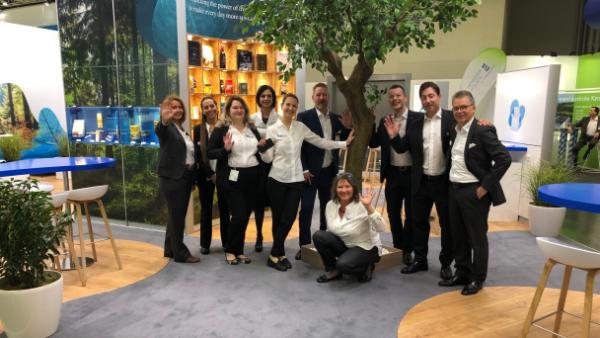 fachpack 2022 sappi stand team picture